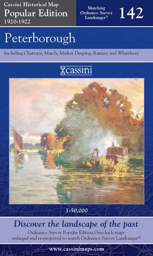 Popular Edition 1920-1922 - Peterborough (OS142) (Cambridgeshire) by Historical Map