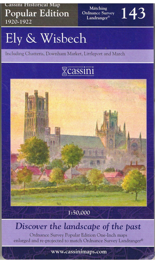 Popular Edition 1920-1922 - Ely & Wisbech (OS143) (Cambridgeshire) by Historical Map