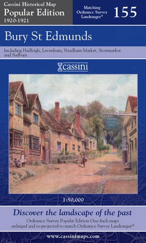 Popular Edition 1920-1921 - Bury St Edmunds (OS155) (Suffolk) by Historical Map