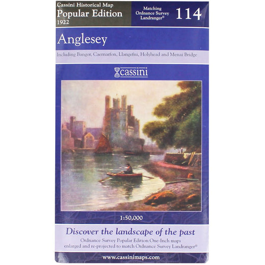 Popular Edition 1922: Anglesey (OS114) (Wales) by Historical Map