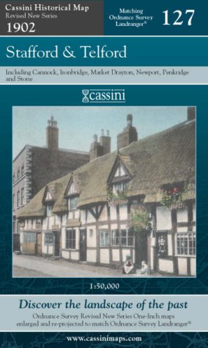 Revised Series 1902 - Stafford & Telford (OS127) (Shropshire/ Staffordshire) by Historical Map