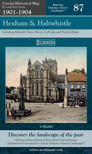 Revised Series 1901-1904 - Hexham & Haltwhistle (OS87) (Northumberland) by Historical Map