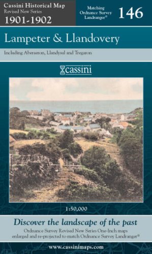 Revised Series 1901-2: Lampeter & Llandovery (OS146) (Wales) by Historical Map