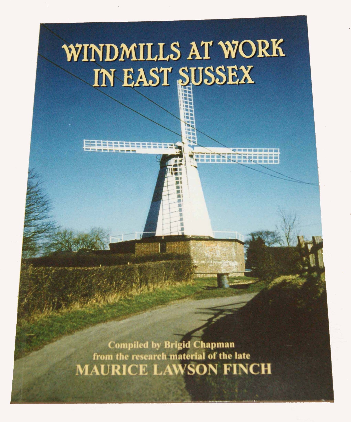 Windmills At Work in East Sussex by Maurice Lawson Finch