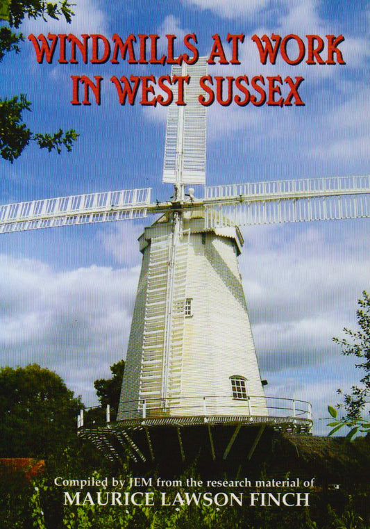 Windmills At Work in West Sussex by Maurice Lawson Finch