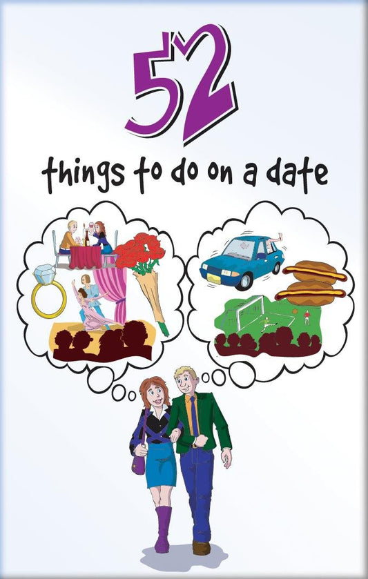 52 Things to Do on a Date (pack of cards) by -