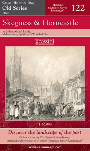 Old Series 1824: Skegness & Horncastle (OS122) (Lincolnshire) by Historical Map