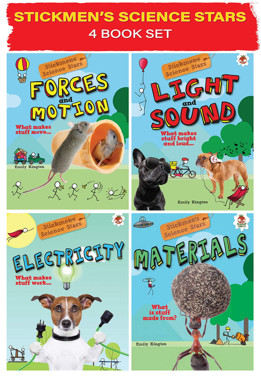 Stickmen's Science Stars (4-book shrinkwrap pack) by -