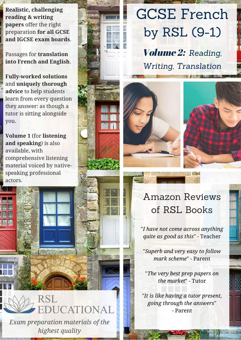 GCSE French by RSL (9-1). Volume 2: Reading, Writing, Translation by -