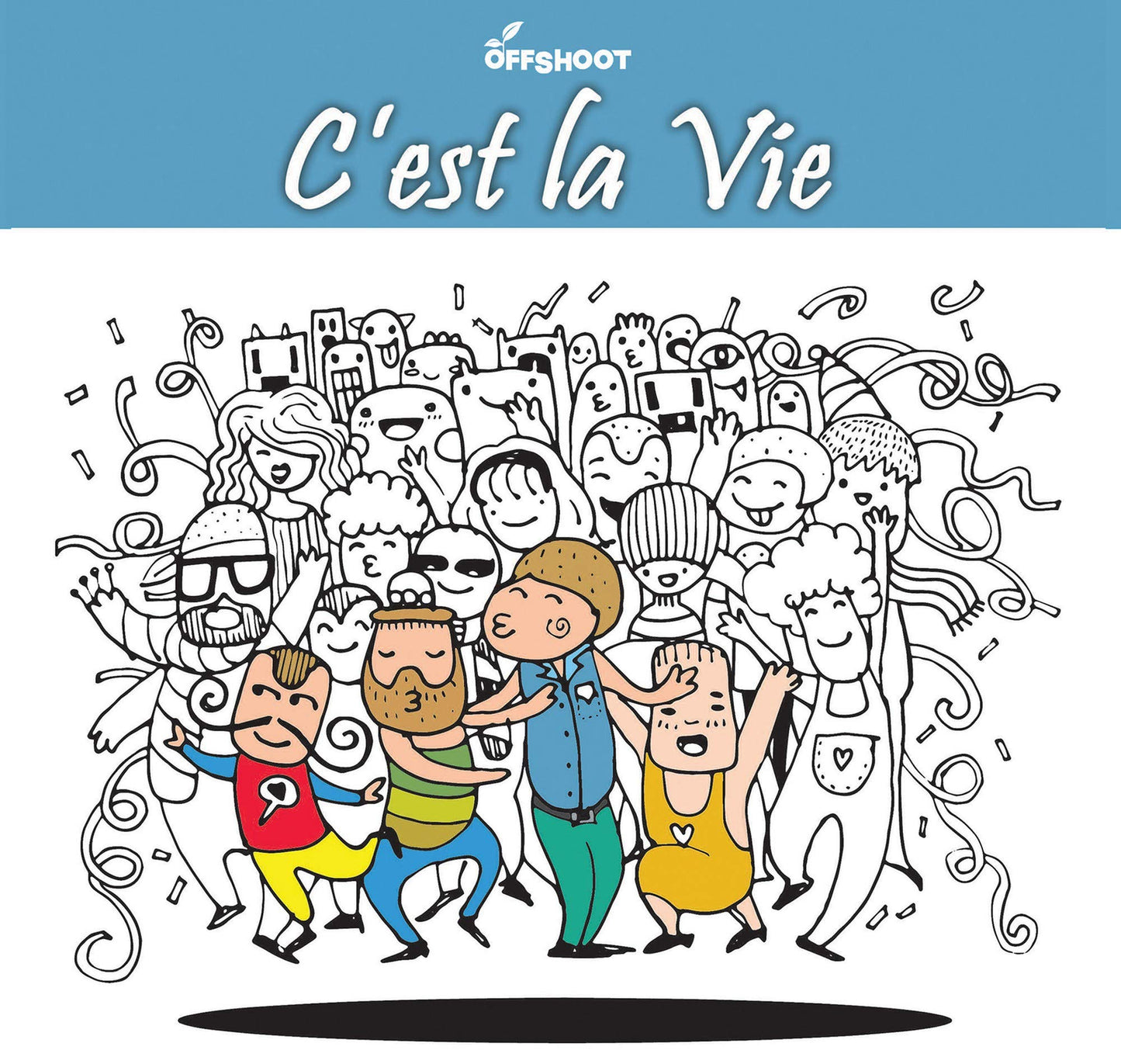 C'Est La Vie: adult colouring book by -