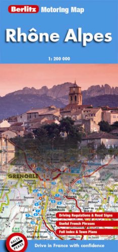 Rhone-alpes Berlitz Motoring Map (berlitz Motoring Maps) by -