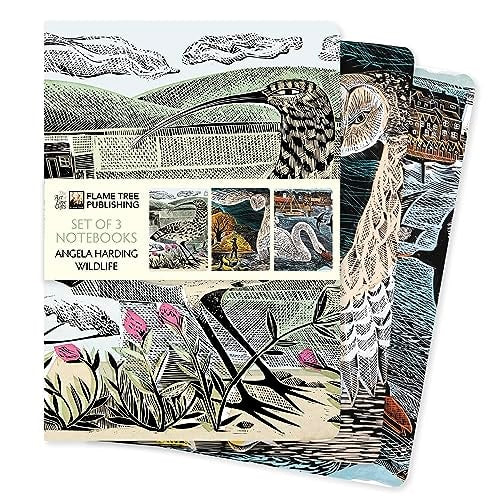 (TXS) Angela Harding: Wildlife Notebook Set Of 3 (FTNBL0 by Flame Tree Studio