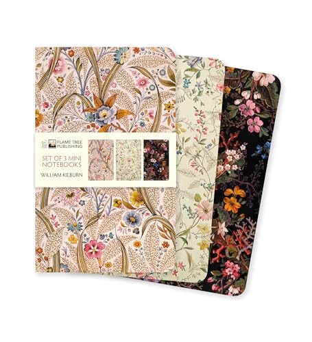 (TXS) William Kilburn: Marble End Paper Mini Notebook Co by Flame Tree Studio