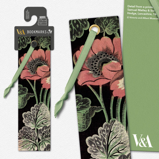 V&A Bookmarks: Floral Anemone by V&A