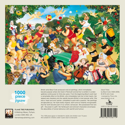 (TXS) Adult Jigsaw Puzzle Beryl Cook: Good Times: 1000-Piece Jigsaw Puzzles by Beryl Cook