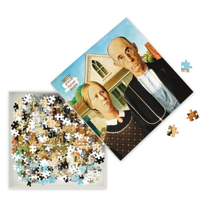 (TXS) Grant Wood: American Gothic Jigsaw: 1000 Piece Jigsaw (1000-piece Jigsaws) by Grant Wood