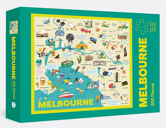 Melbourne (500-Piece Jigsaw Puzzle) by Amelia Leuzzi