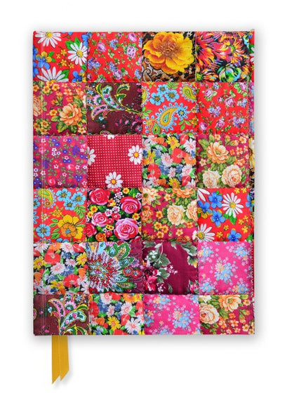 (TXS) Floral Patchwork Quilt (Foiled Journal) by Flame Tree Studio