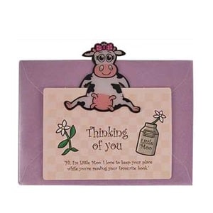 Bookmark - Little Moo Thinking Of You by -