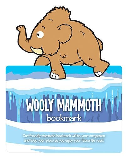 Bookmark - Dinosaurs Wooly Mammoth by -