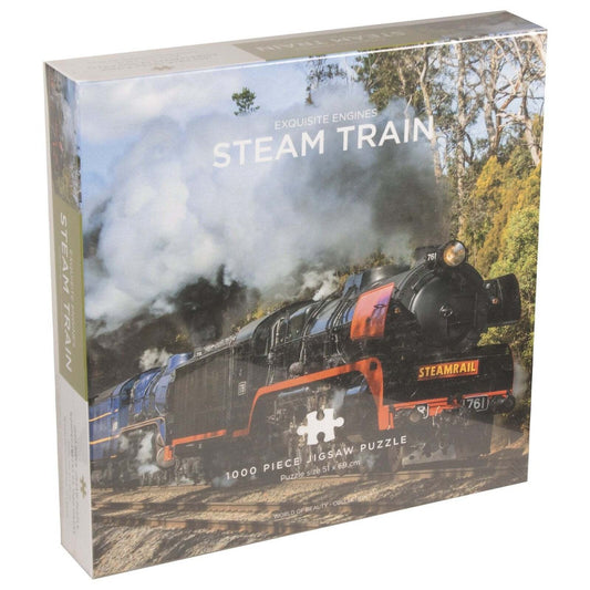 Exquisite Engines Steam Train (1000 piece jigsaw puzzle) by -