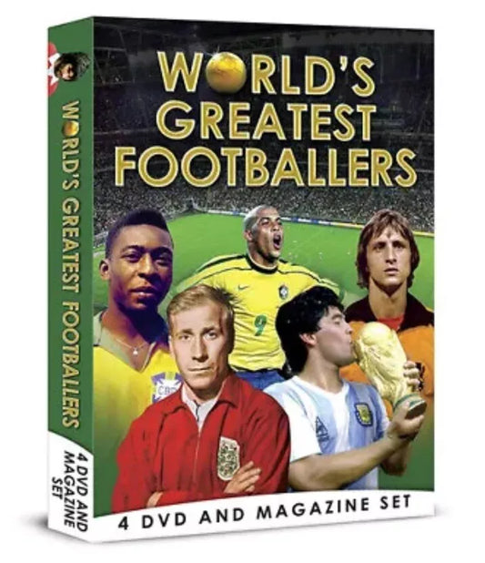 World's Greatest Footballers (4 x DVD & Magazine box set) by -