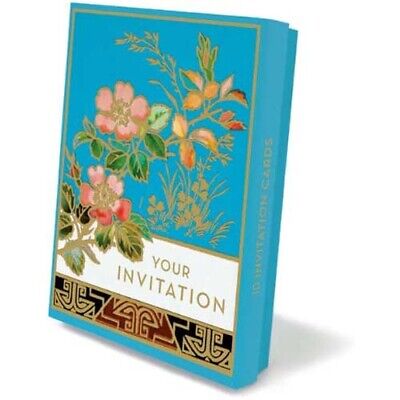 Wild Rose Invitation Notelet (10 invitation cards) by -